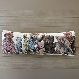 Teddy Bear Decorative Pillow - Multicolor